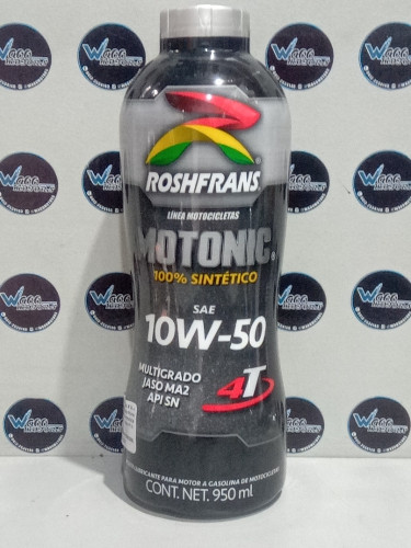 Imagen 1 de Aceite 10W-50 4T Roshfrans Motonic 100% Sintético