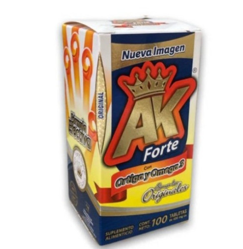 Imagen 1 de AK Forte con Ortiga y Omega 3 100 tabletas
