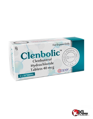 Imagen 1 de CLEMBUTEROL 50 TABLETAS 40MCG