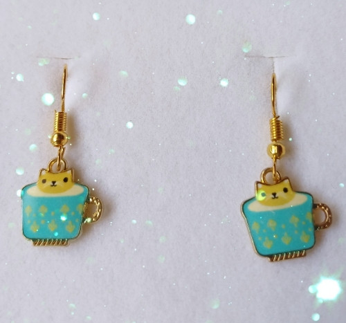 Imagen 1 de Aretes de gatito - Acero Inoxidable