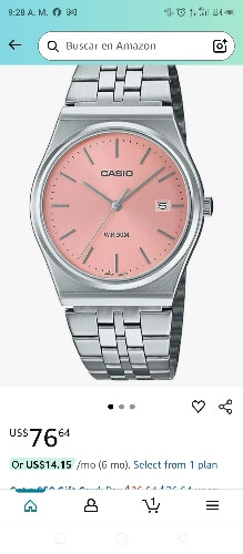 Imagen 1 de Casio salmón