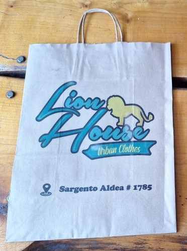 Imagen 1 de Bolsa Kraft grande personalizada