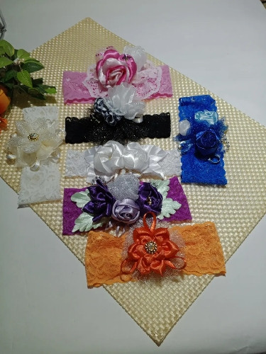 Imagen 1 de Banditas encaje elastizado con flores