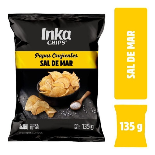 Imagen 1 de Bolsaza Inka Chips Sal Marina x 135 gr.