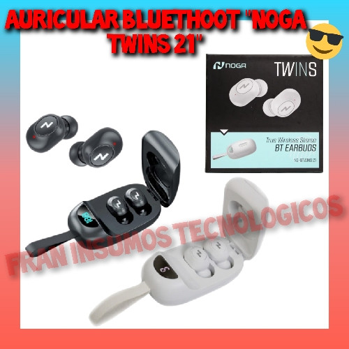 Imagen 1 de Auricular NOGA BT TWINS 21
