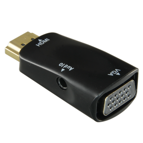 Imagen 1 de Adaptador HDMI a VGA pequeño