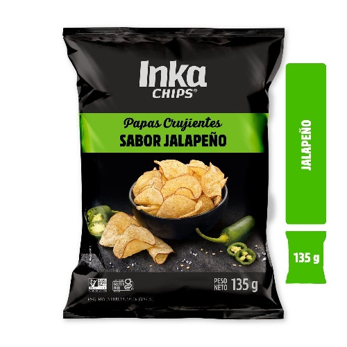 Imagen 1 de Bolsaza Inka Chips Jalapeño x 135 gr.