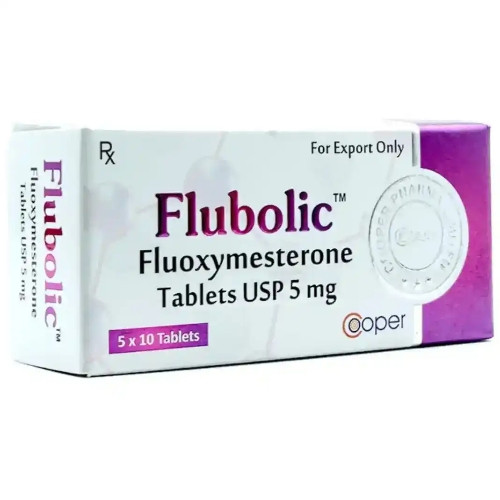 Imagen 1 de HALOTESTIN (Fluoximesterona) 50 Tabletas 5 Mg Cooper Pharma