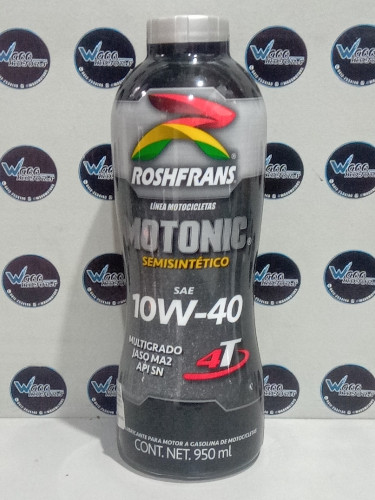 Imagen 1 de Aceite 10W-40 4T Roshfrans Motonic Semisintético
