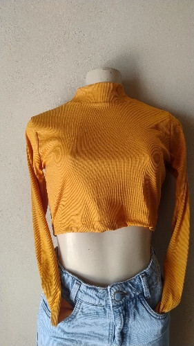 Imagem 1 de Cropped manga longa