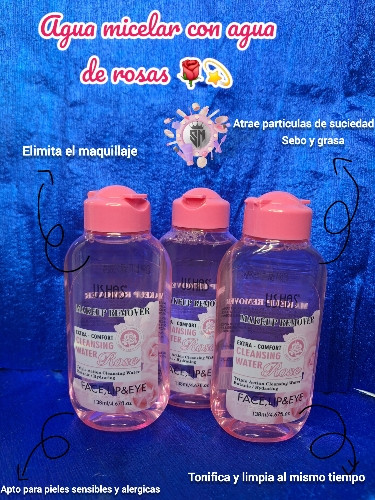 Imagen 1 de Agua micelar de rosas ushas