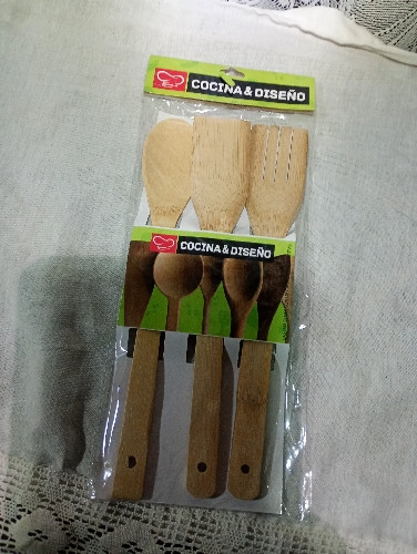 Imagen 1 de Set cucharas madera
