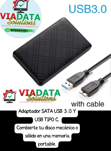 Imagen 1 de Carcasa adaptador Disco duro a USB.