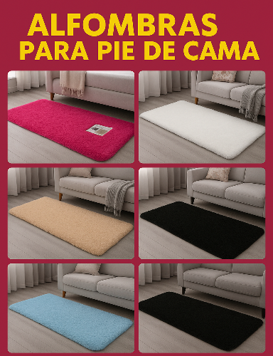 Imagen 1 de Alfombras Antideslizante Pie de Cama