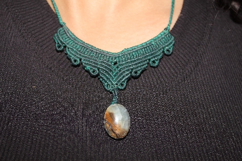 Imagen 1 de Chocker o collar Verde cielo