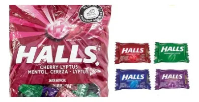 Imagen 1 de Halls Bolsa x 100 unidades Surtido