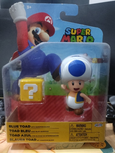 Imagen 1 de Blue Toad 4" jakks pacific nintendo original