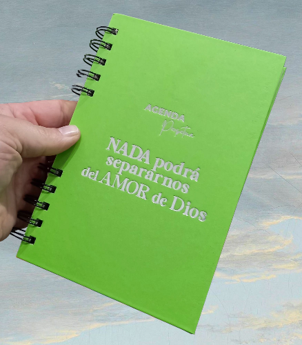 Imagen 1 de Agenda perpetua tapa dura verde