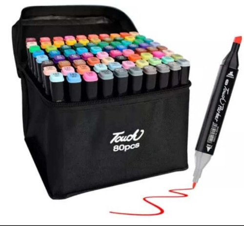 Imagen 1 de Marcadores Doble Punta 80 Piezas