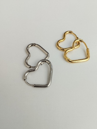 Imagen 1 de Aretes corazón