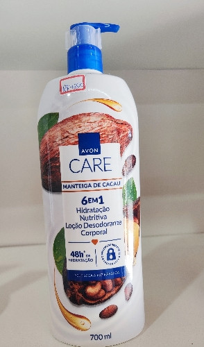 Imagem 1 de AVON CARE LOÇÃO DESODORANTE CORPORAL MANTEIGA DE CACAU 700ML