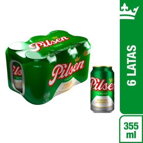 Imagen 1 de Cerveza Pilsen lata x 355 ML.