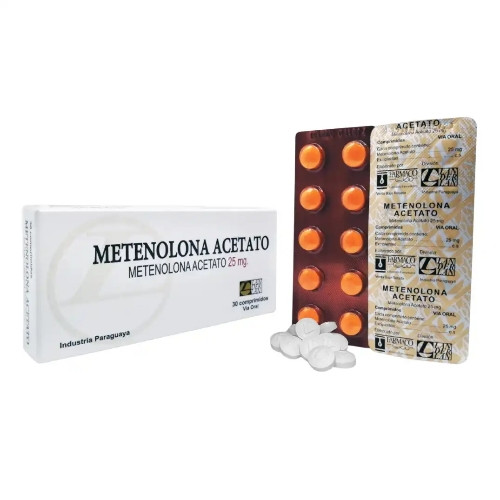 Imagen 1 de PRIMOBOLAN ORAL 25MG 30 COMP LANDERLAN