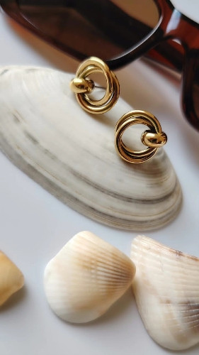Imagen 1 de Aretes aros acero inoxidable