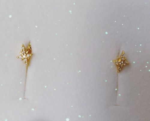 Imagen 1 de Aretes de Cruz - Fantasía fina