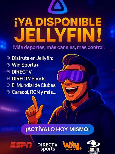 Imagen 1 de Plataforma de televisión jellyfin