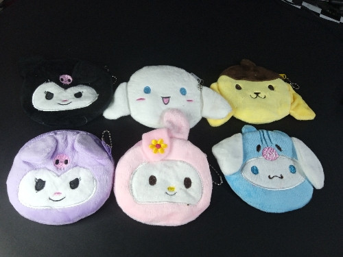 Imagen 1 de Monederos Sanrio llavero peluche