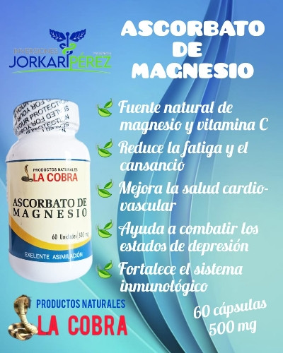 Imagen 1 de ASCORBATO DE MAGNESIO 60 CÁPSULAS