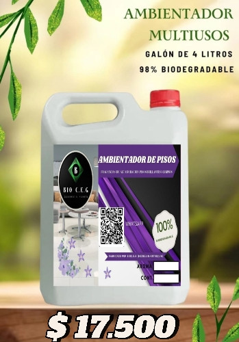 Imagen 1 de Ambientador pisos Talco Bebé x 4000 ml