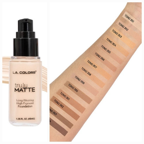 Imagen 1 de Base Truly Matte L.A. Colors Trendy
