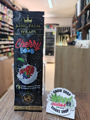 Imagen 1 de Blom sabor a CHERRY BOMB + FILTROS. de marca KING PALM. X2