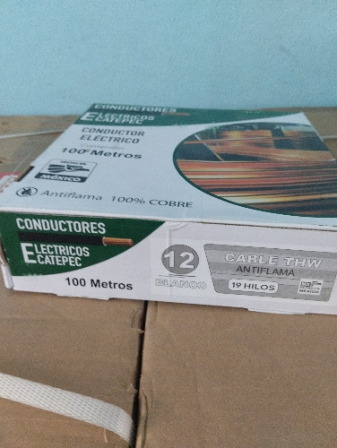 Imagen 1 de Cable unipolar calibre 12 color blanco Ecatepec
