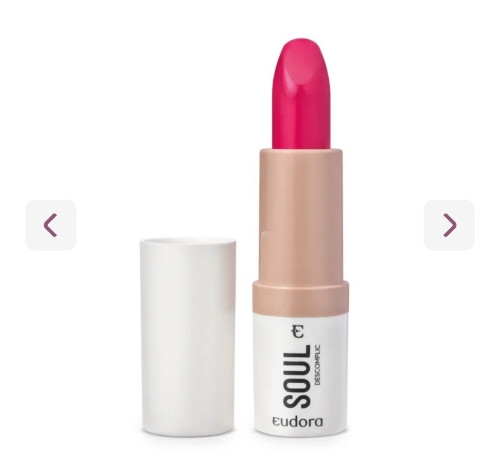 Imagem 1 de Batom Efeito Natural Rosa Versátil Soul Descomplic 4g