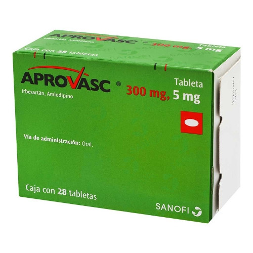 Imagen 1 de Aprovasc 300 / 5mg 28 tab
