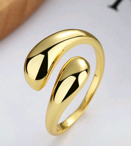 Imagen 1 de Anillo ajustable GOTA Dorado