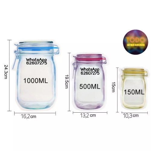 Imagen 1 de 1000 ml. Bolsitas organizadoras 3 u.