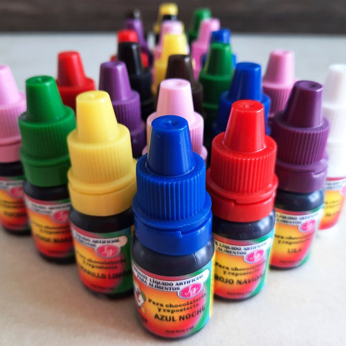 Imagen 1 de Colorantes liquidos 7ml colorisa