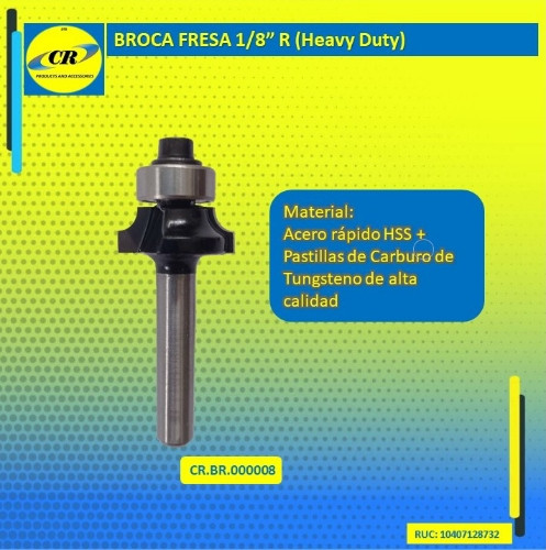 Imagen 1 de Broca fresa 1/8" R
