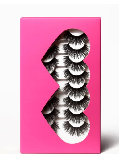 Imagen 1 de 8 pares de pestañas volumen - Negro