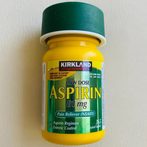 Imagen 1 de Aspirina de 81mg 365 Tabletas Kirkland Signature 