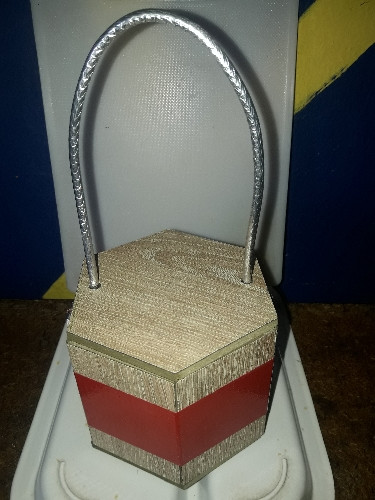 Imagen 1 de Cofre hexagonal madera mini multiuso
