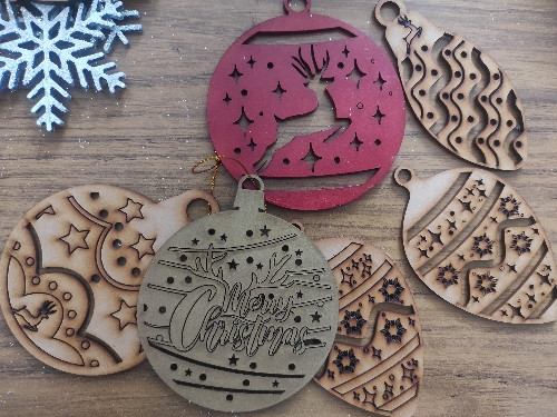 Imagen 1 de Colgantes navideños grandes