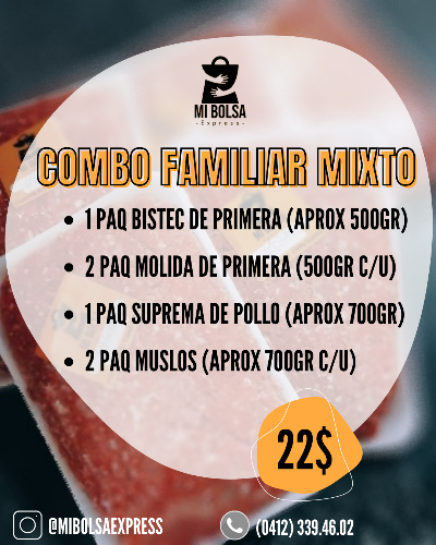 Imagen 1 de Combo Familiar Mixto