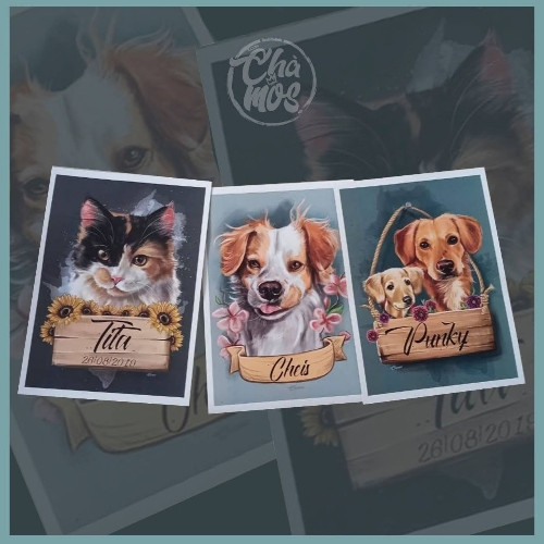 Imagen 1 de Retratos A4 digitales o tradicionales sin marco