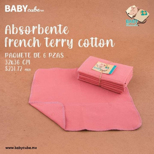 Imagen 1 de Absorbente Frech Terry cotton 