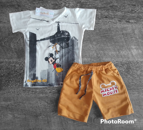 Imagen 1 de Conjunto bermuda burda  Niño